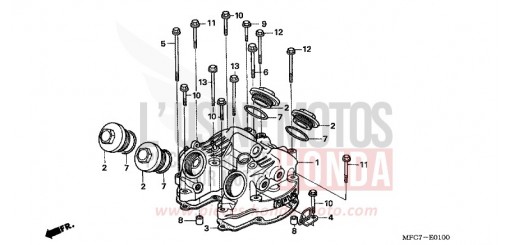 COUVERCLE DE CULASSE FMX6506 de 2006